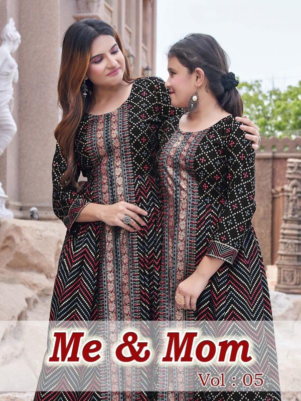 Banwery Me Mom Vol 5 Rayon Designer Exclusive Kurti Collection